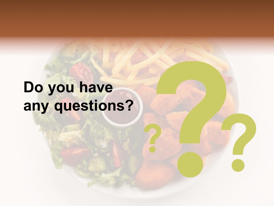 Restaurant Portion Potato PowerPoint Template