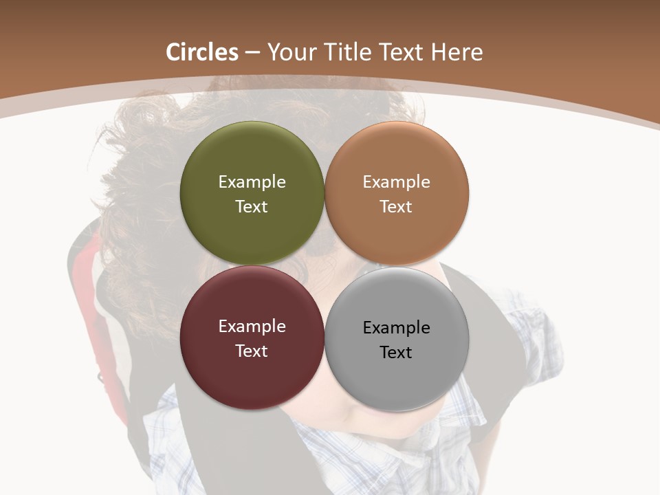 Background Kid Angle PowerPoint Template