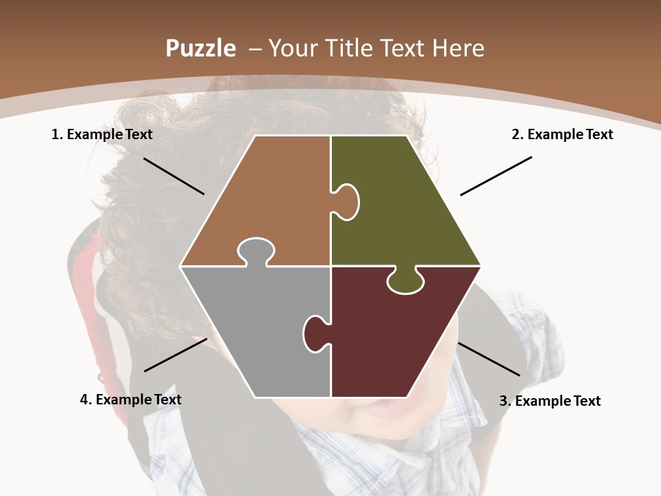 Background Kid Angle PowerPoint Template