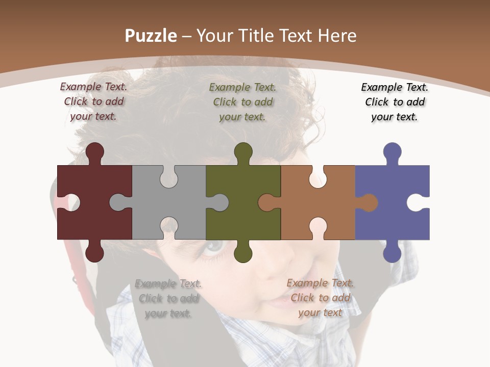 Background Kid Angle PowerPoint Template