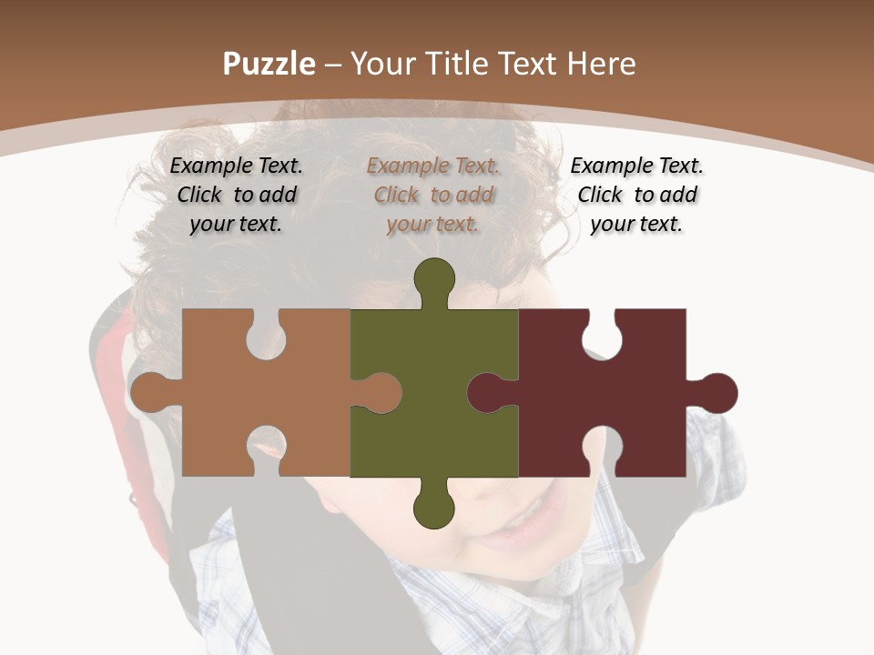 Background Kid Angle PowerPoint Template