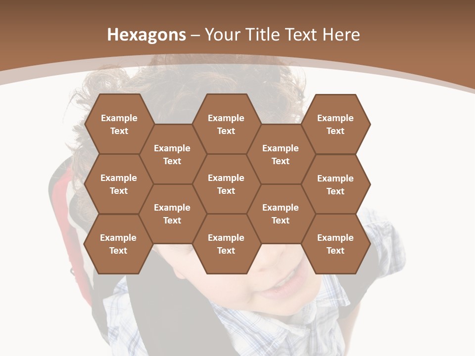 Background Kid Angle PowerPoint Template