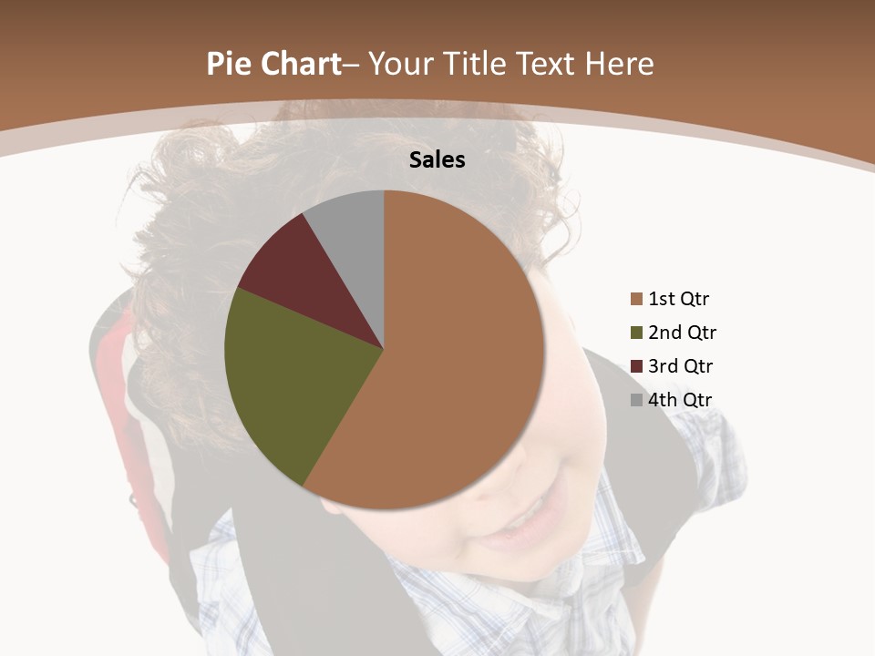 Background Kid Angle PowerPoint Template