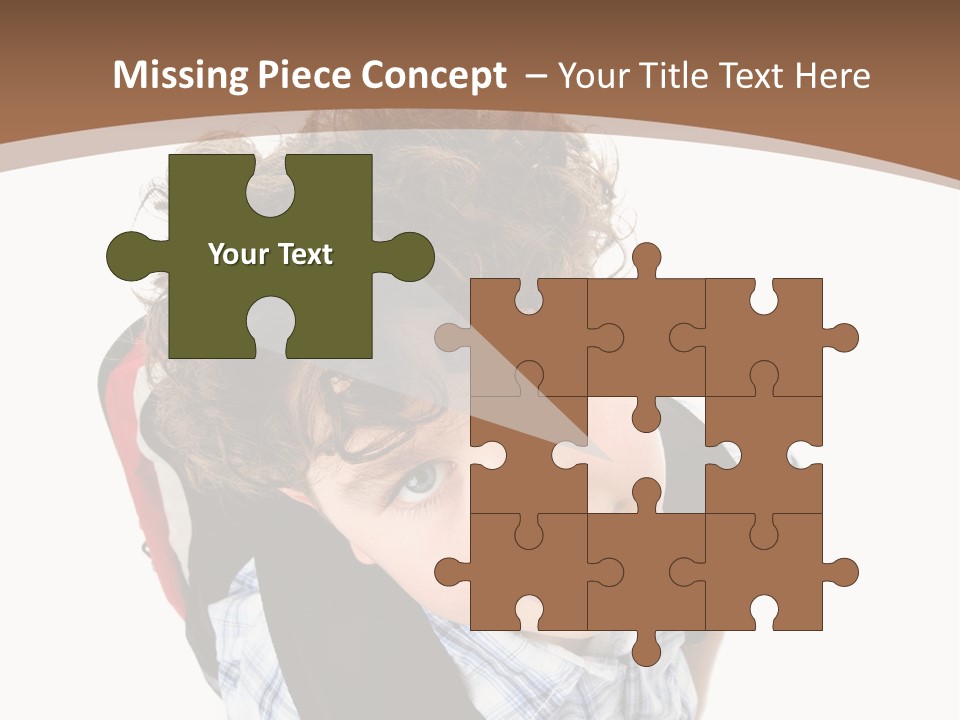 Background Kid Angle PowerPoint Template