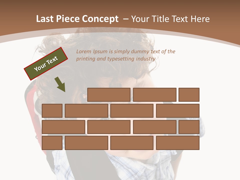 Background Kid Angle PowerPoint Template
