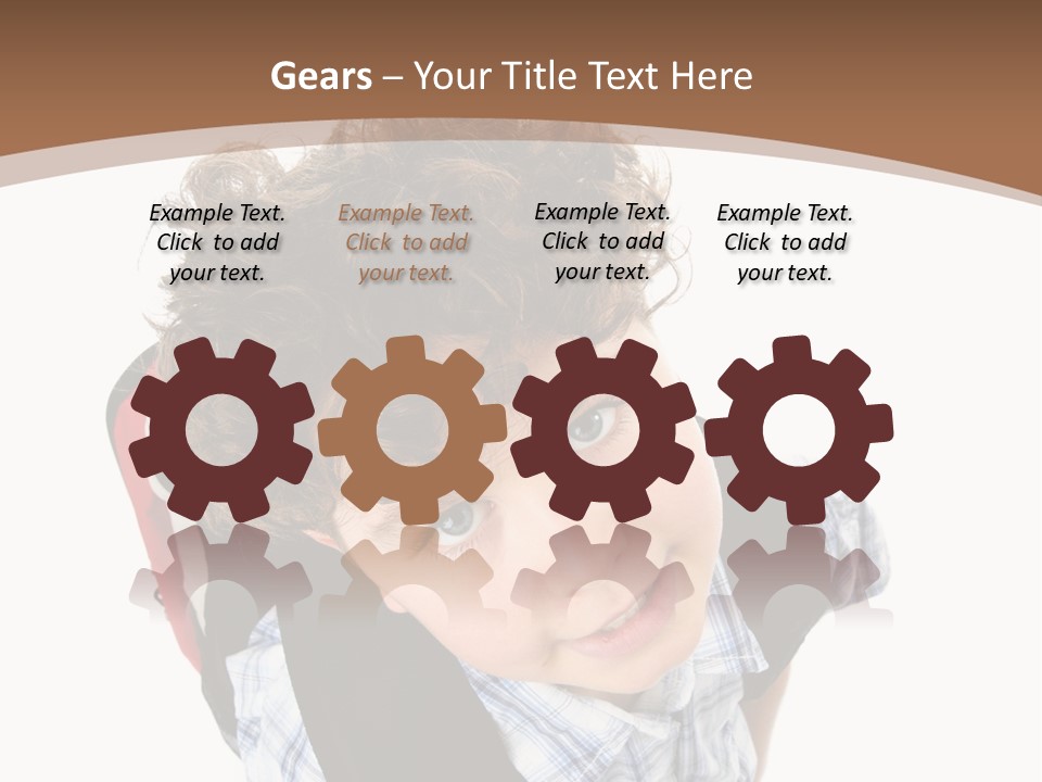 Background Kid Angle PowerPoint Template