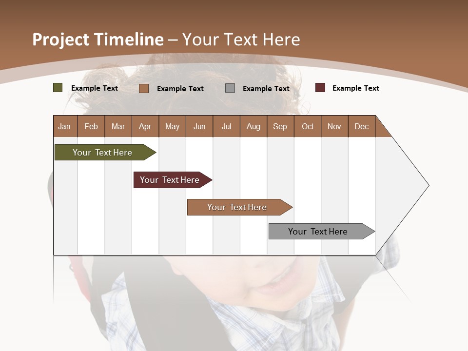 Background Kid Angle PowerPoint Template