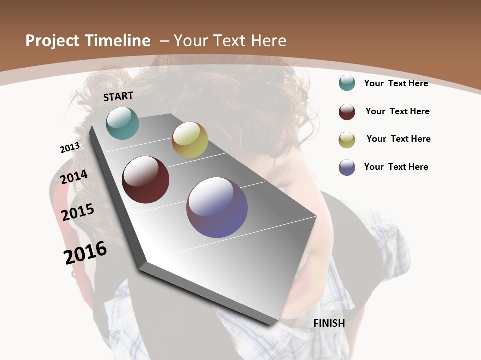 Background Kid Angle PowerPoint Template