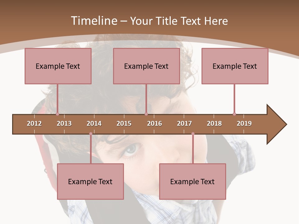 Background Kid Angle PowerPoint Template