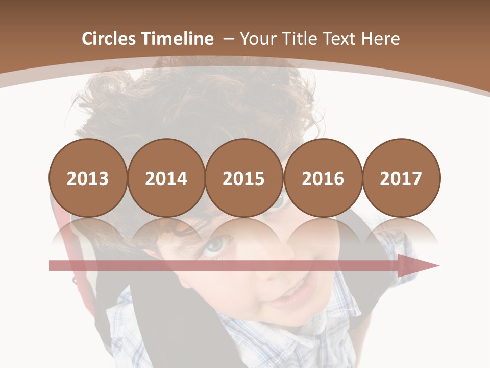 Background Kid Angle PowerPoint Template