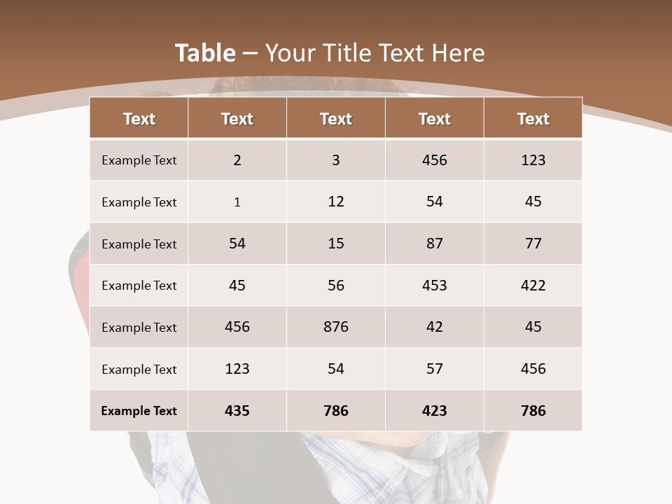 Background Kid Angle PowerPoint Template