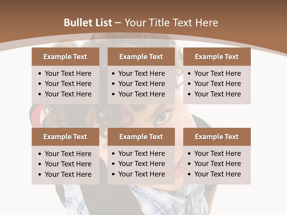 Background Kid Angle PowerPoint Template