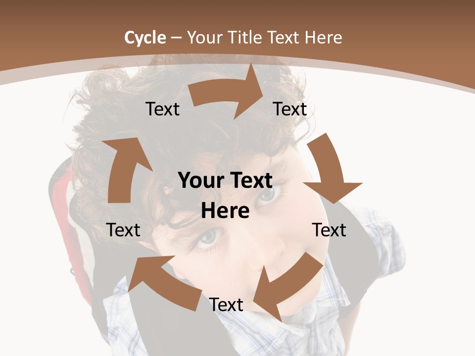 Background Kid Angle PowerPoint Template