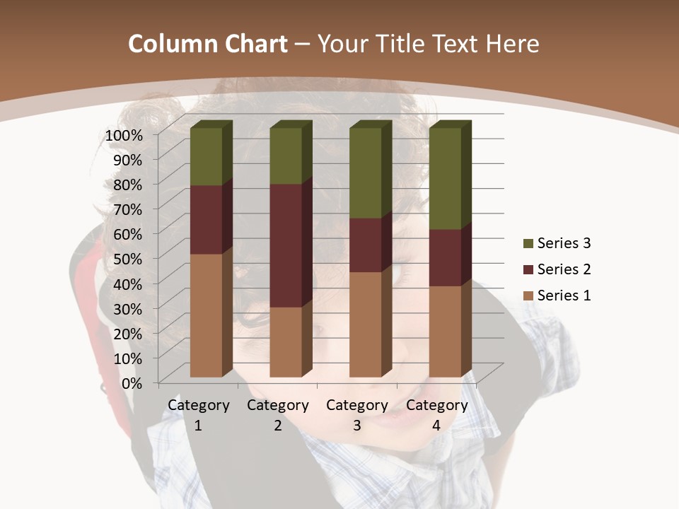 Background Kid Angle PowerPoint Template