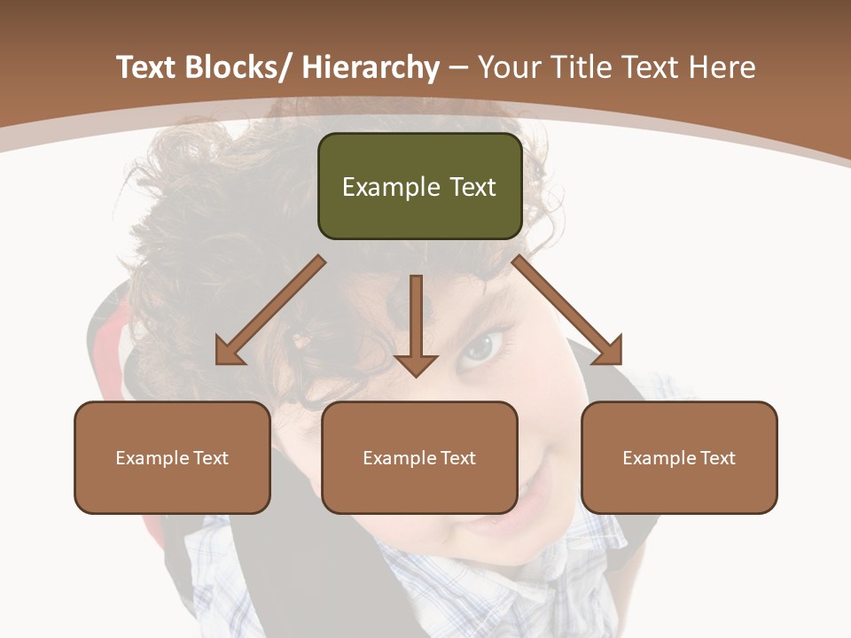 Background Kid Angle PowerPoint Template