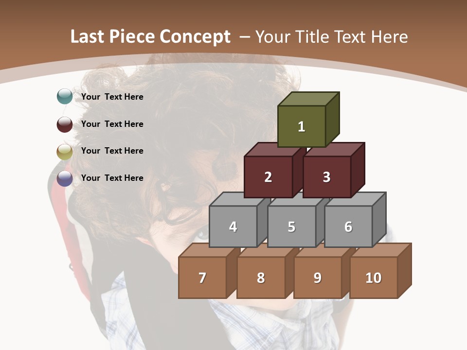 Background Kid Angle PowerPoint Template