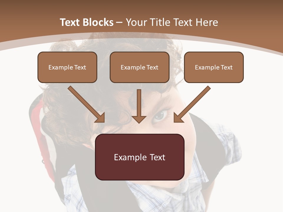Background Kid Angle PowerPoint Template