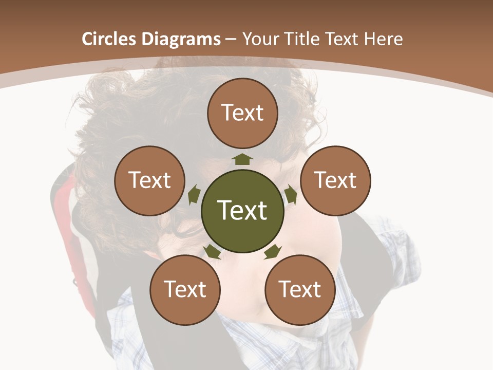 Background Kid Angle PowerPoint Template