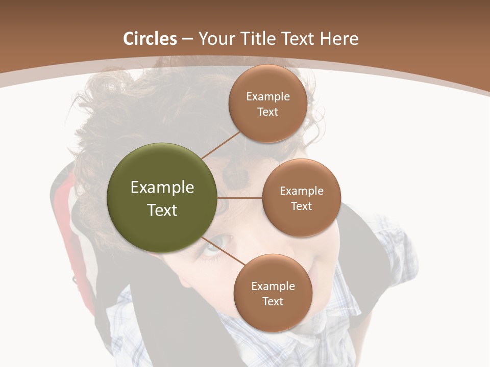 Background Kid Angle PowerPoint Template