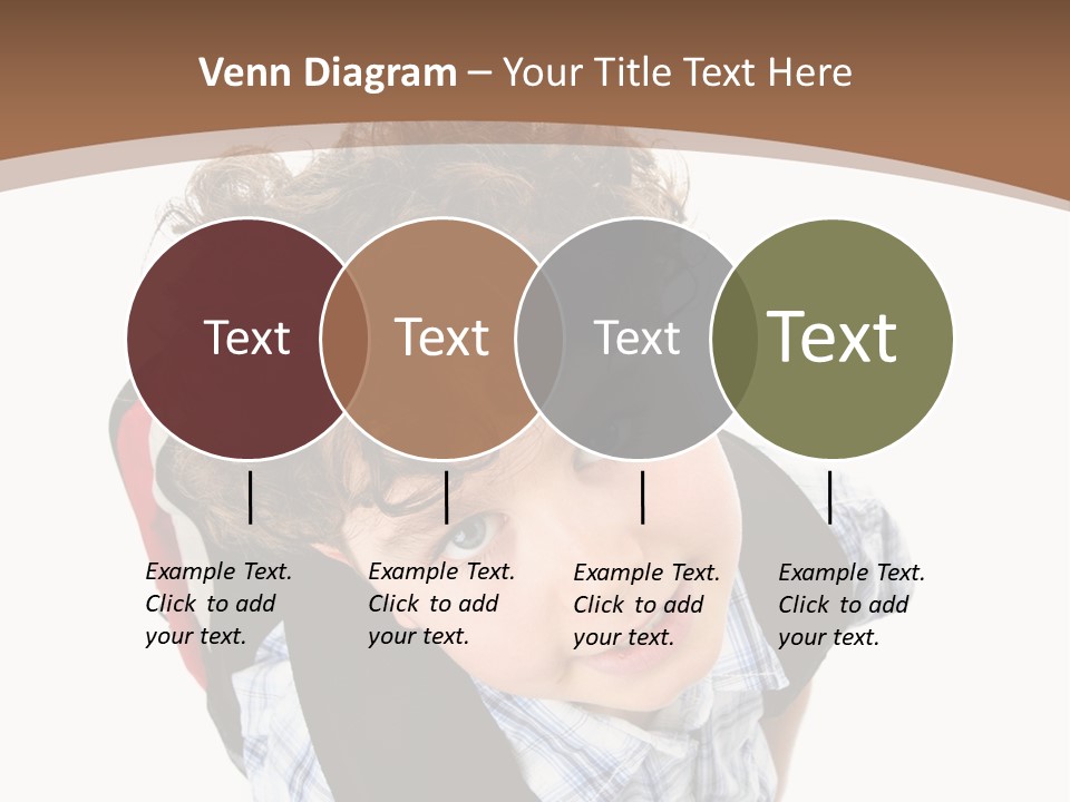 Background Kid Angle PowerPoint Template