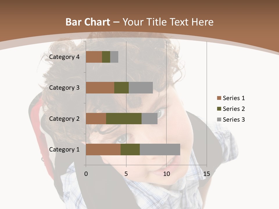 Background Kid Angle PowerPoint Template