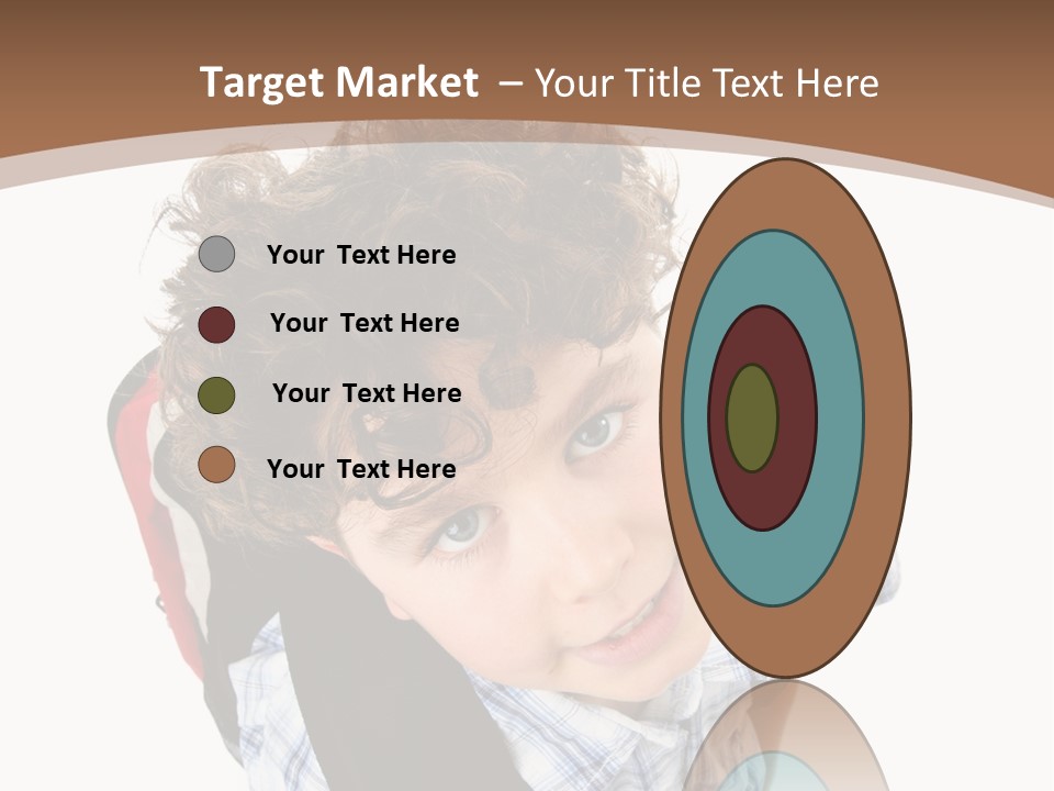 Background Kid Angle PowerPoint Template
