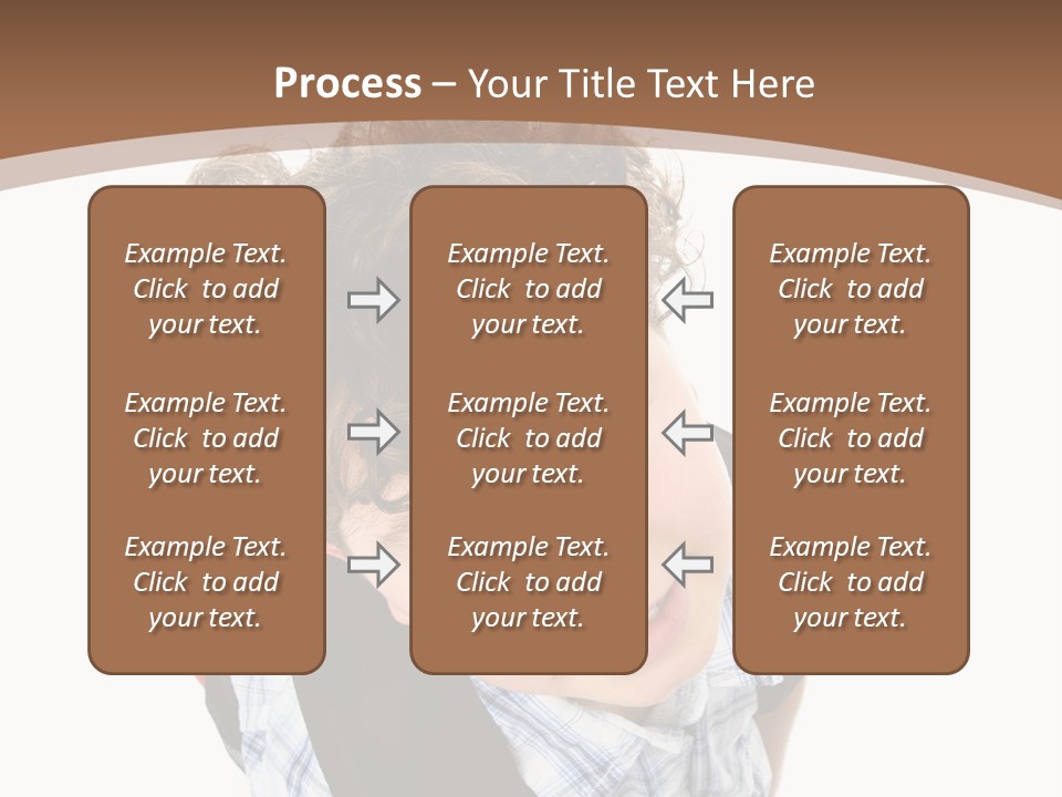 Background Kid Angle PowerPoint Template