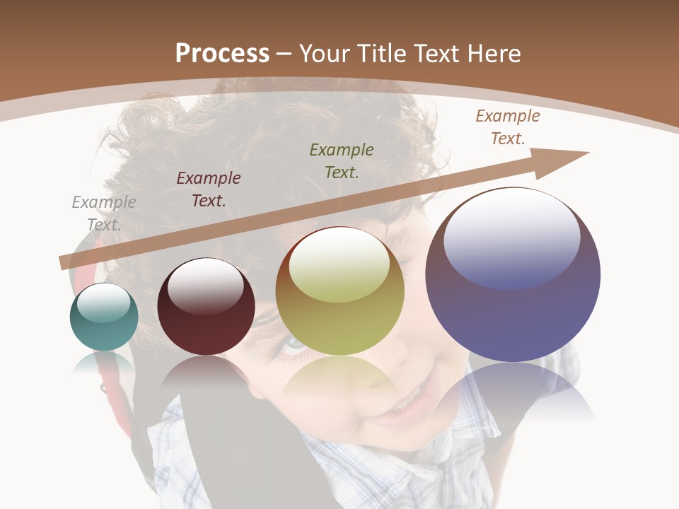 Background Kid Angle PowerPoint Template