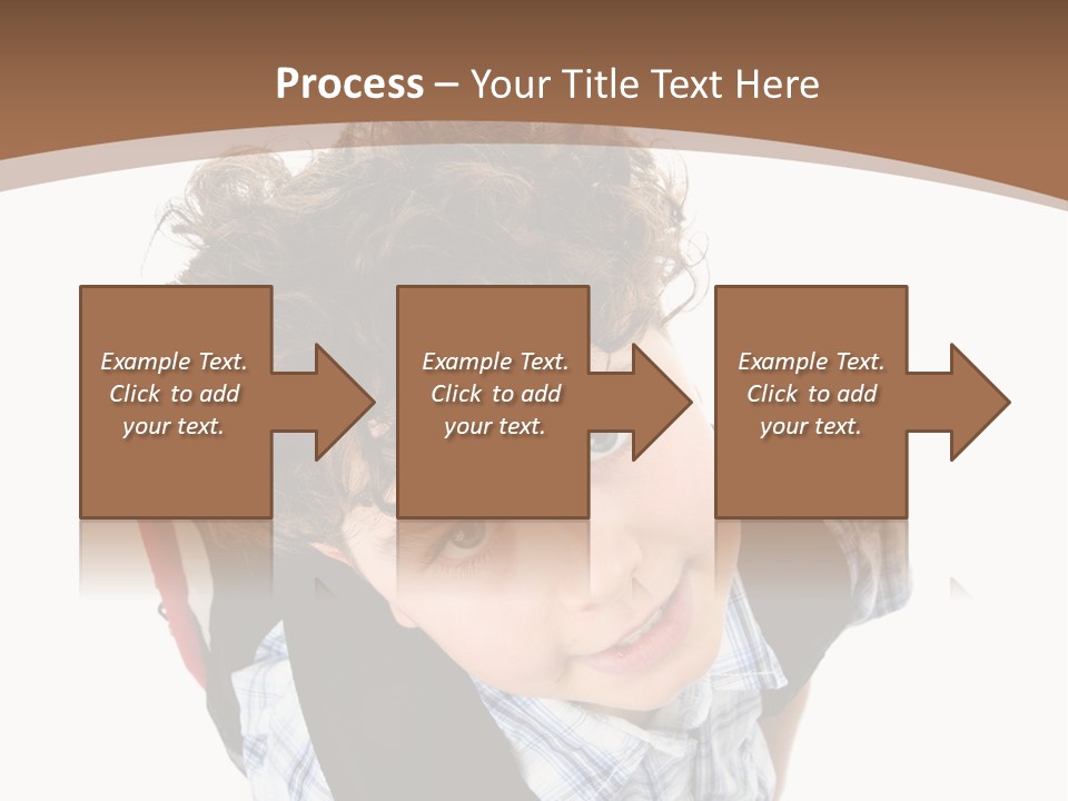 Background Kid Angle PowerPoint Template