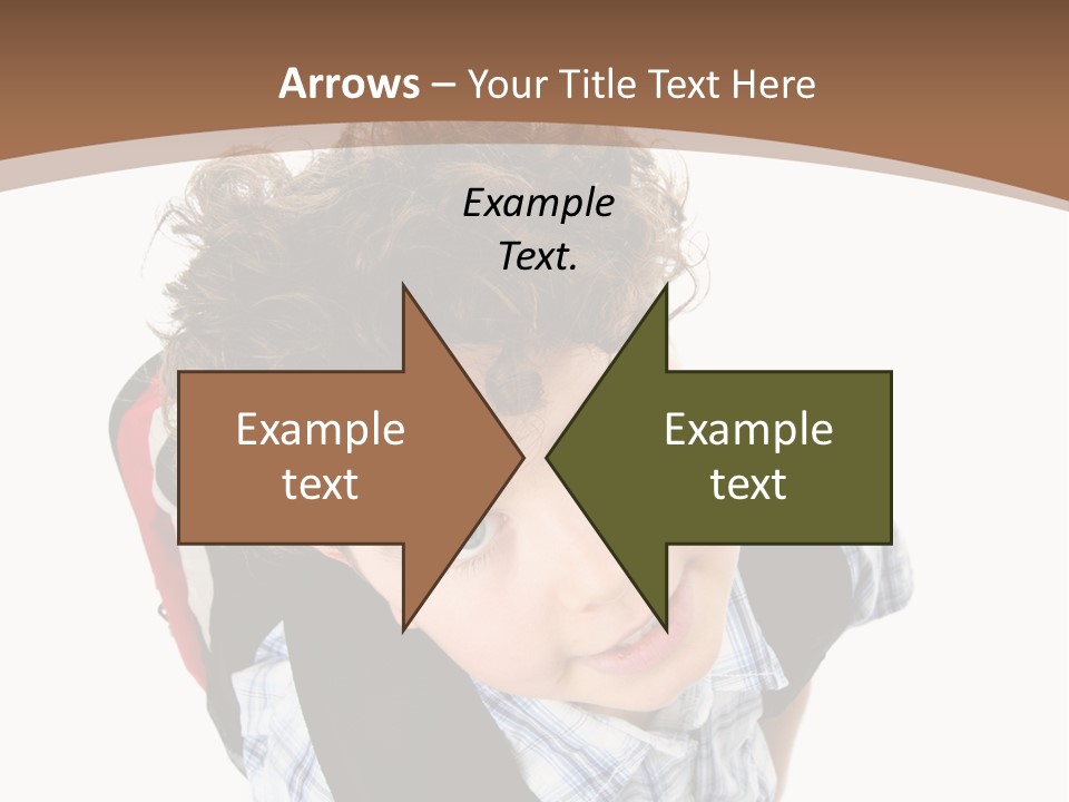 Background Kid Angle PowerPoint Template