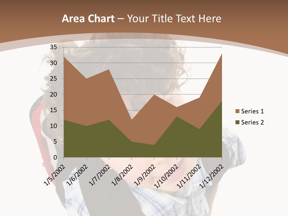 Background Kid Angle PowerPoint Template