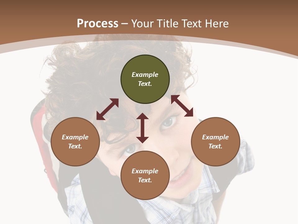 Background Kid Angle PowerPoint Template
