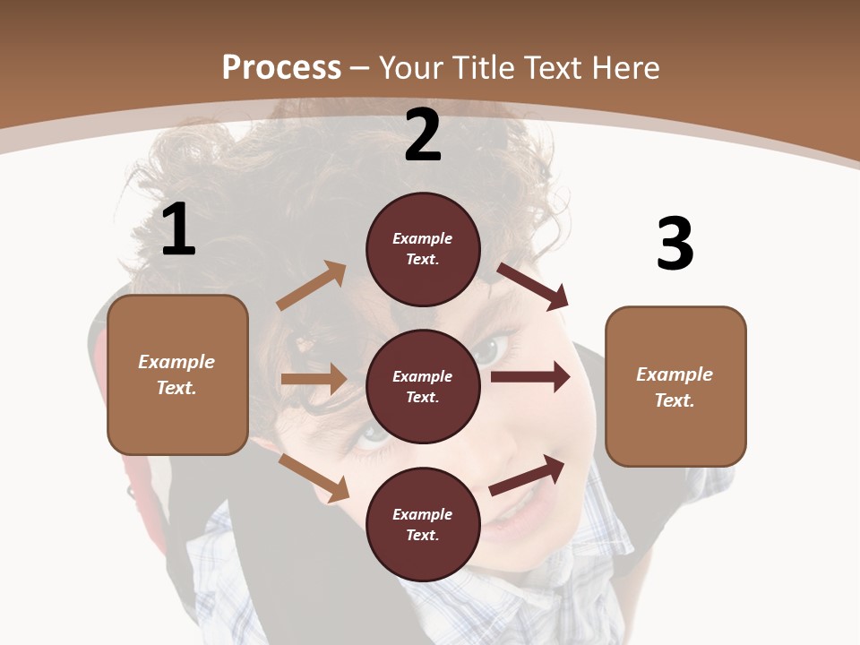 Background Kid Angle PowerPoint Template