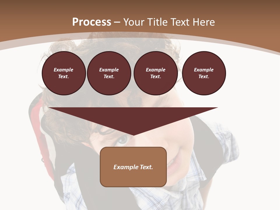 Background Kid Angle PowerPoint Template