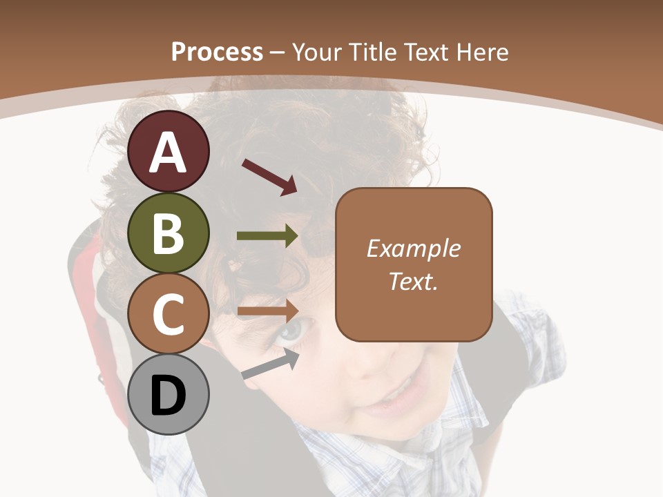 Background Kid Angle PowerPoint Template