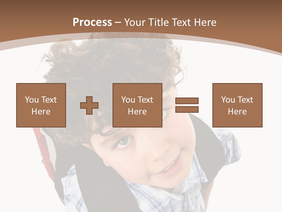 Background Kid Angle PowerPoint Template