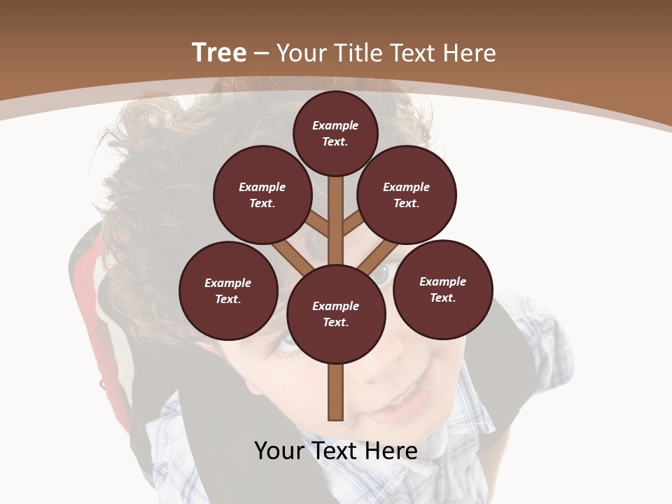 Background Kid Angle PowerPoint Template