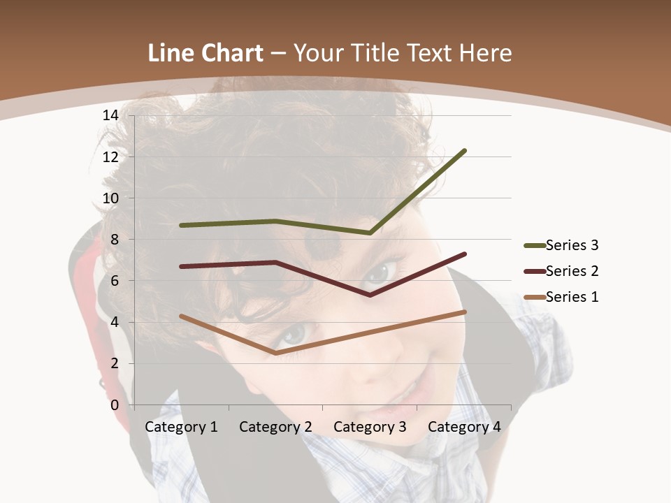 Background Kid Angle PowerPoint Template