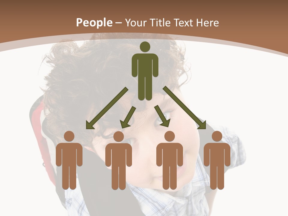 Background Kid Angle PowerPoint Template