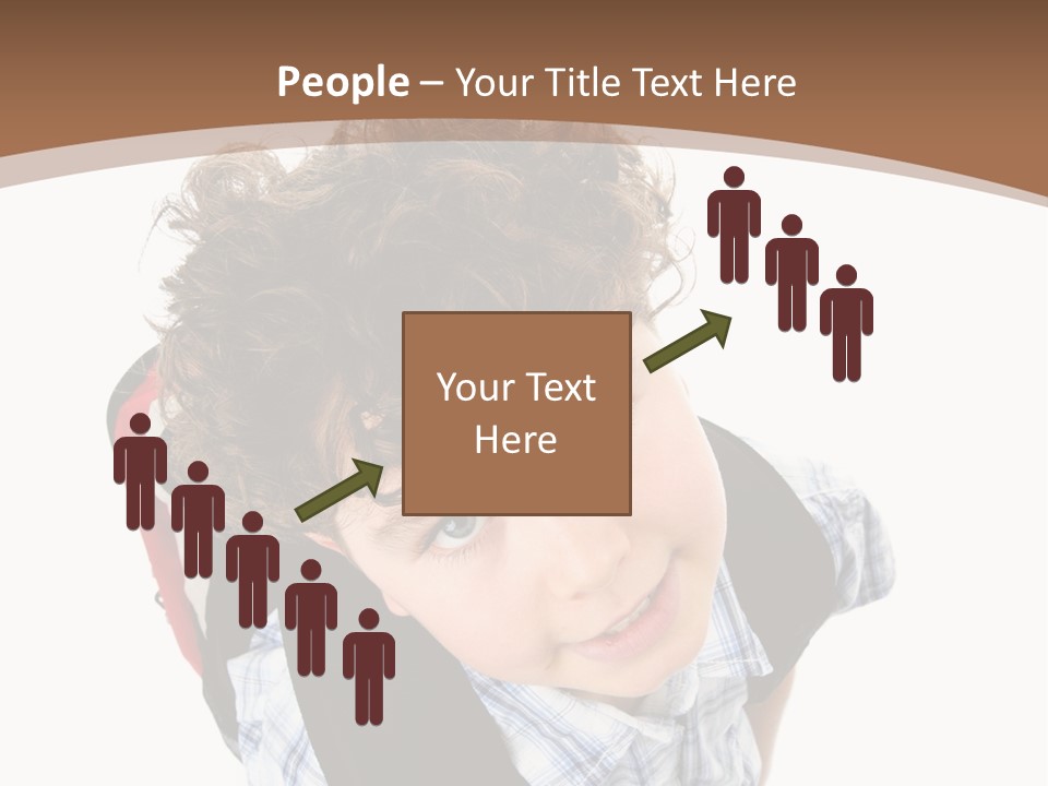 Background Kid Angle PowerPoint Template