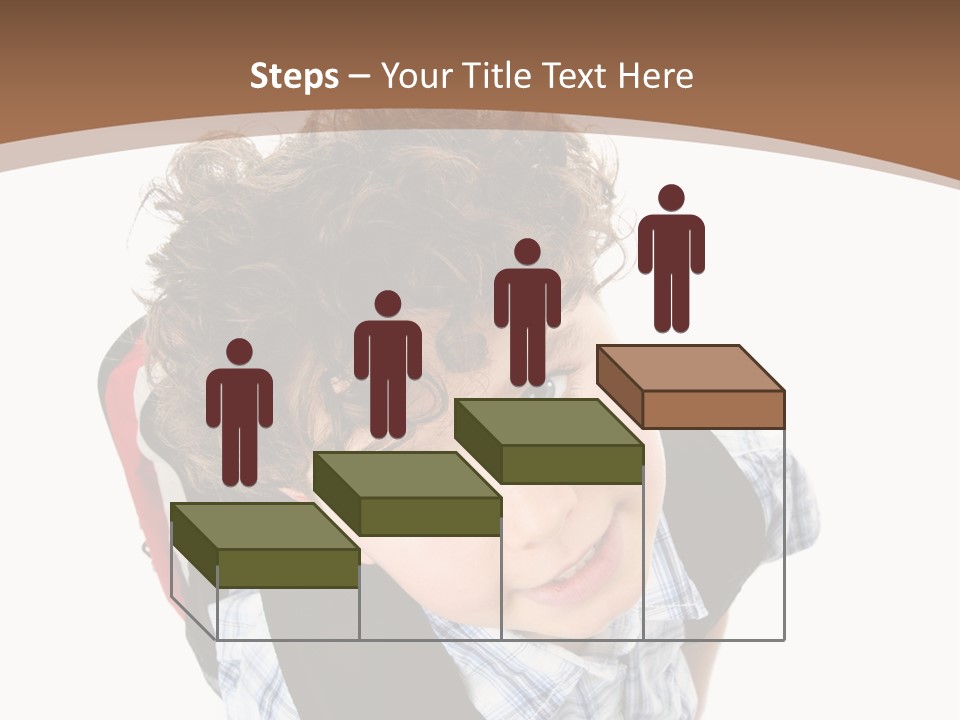 Background Kid Angle PowerPoint Template
