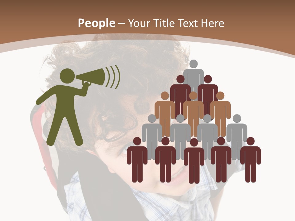 Background Kid Angle PowerPoint Template