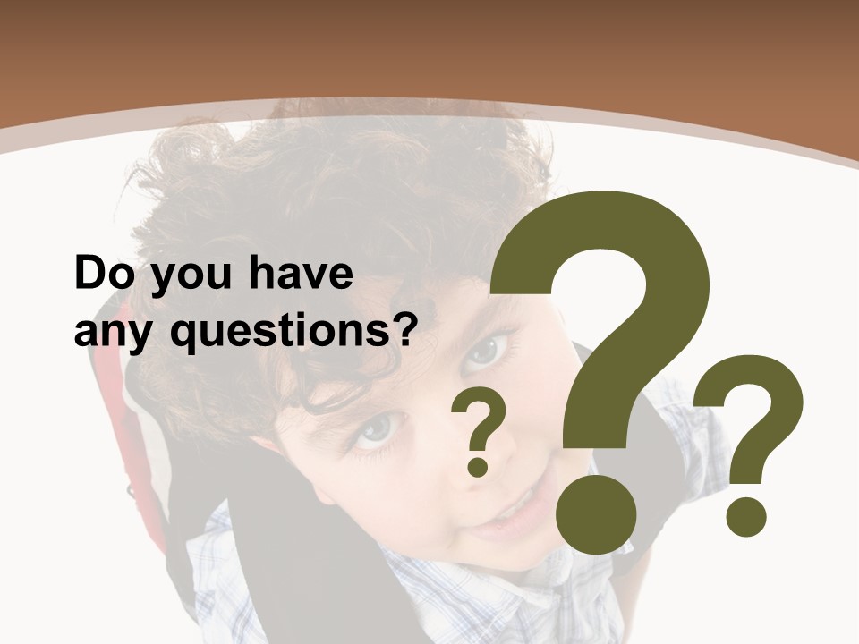 Background Kid Angle PowerPoint Template