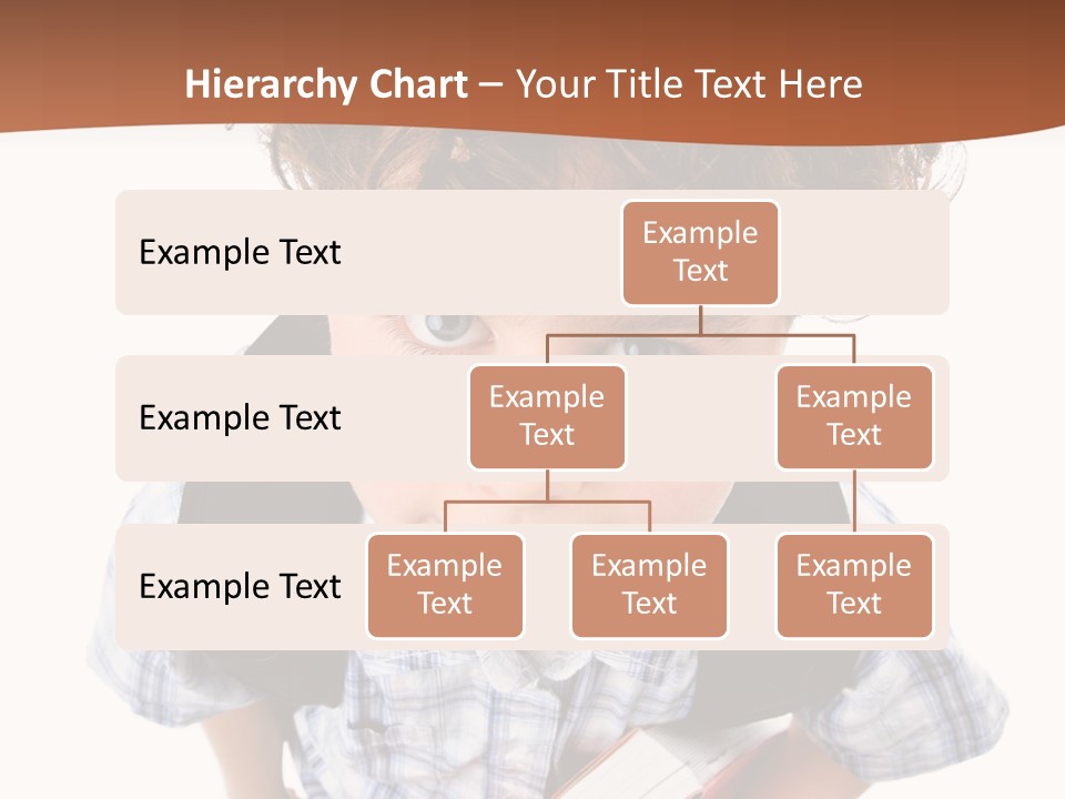 Rucksack Youth White PowerPoint Template