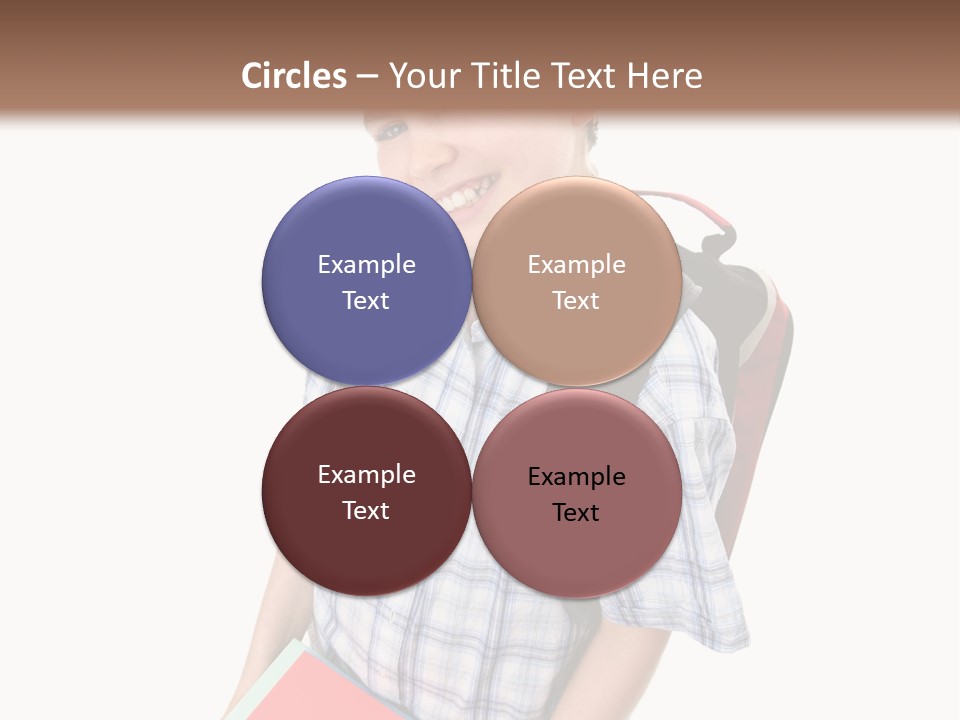 Education Schoolboy Pupil PowerPoint Template