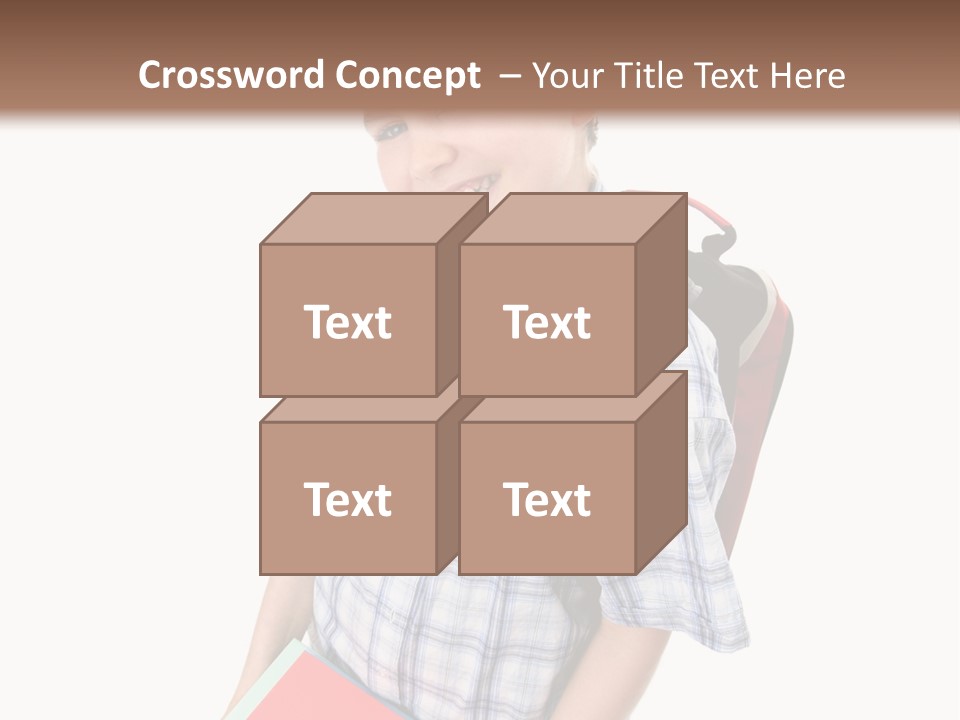 Education Schoolboy Pupil PowerPoint Template