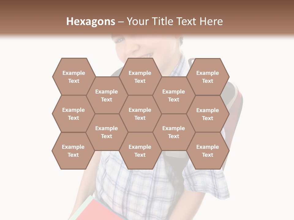 Education Schoolboy Pupil PowerPoint Template