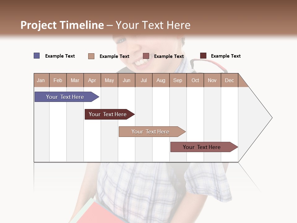Education Schoolboy Pupil PowerPoint Template