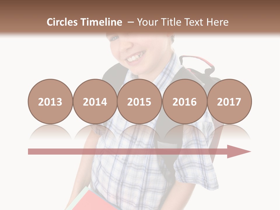 Education Schoolboy Pupil PowerPoint Template