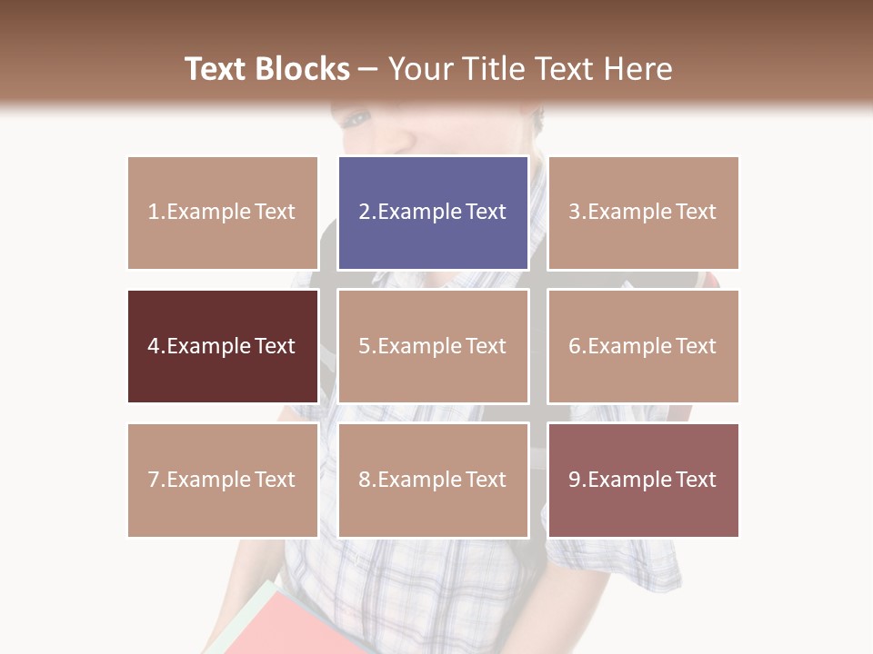 Education Schoolboy Pupil PowerPoint Template